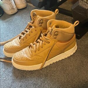 Nike Beige High-Top Sneakers